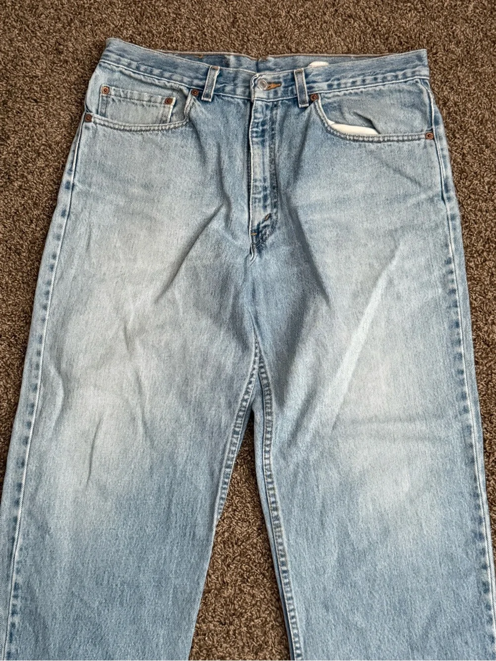Levi's 550 Relaxed Fit Vintage 90s USA Made Light Wash Jeans Men's Size 34x30